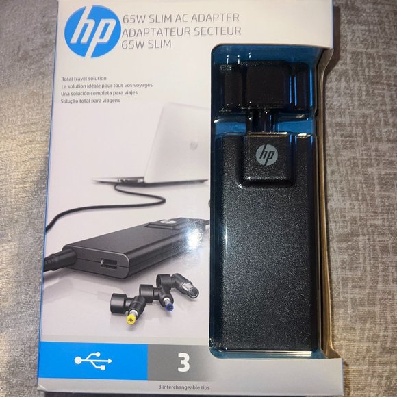 HP 65 W Slim AC Adapter